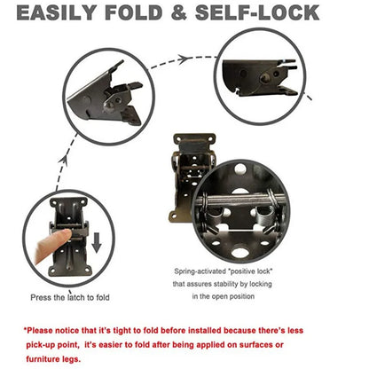 2-Pack Easy-Install Secure Hinges | FlexiHinge