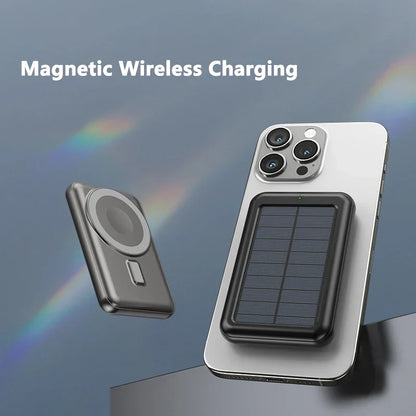 20,000mAh Power Bank with MagSafe & Wireless Charging | USB-C & Solar Charging