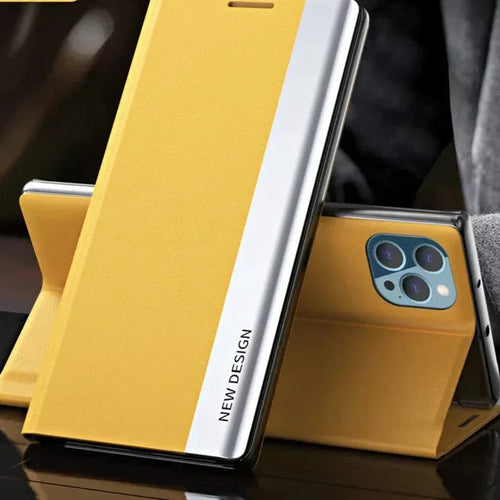 Protective Flip Cover for iPhone - Stylish Case