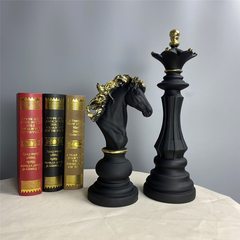 Handcrafted Chess Piece - GrandCheck Design for Home Decor