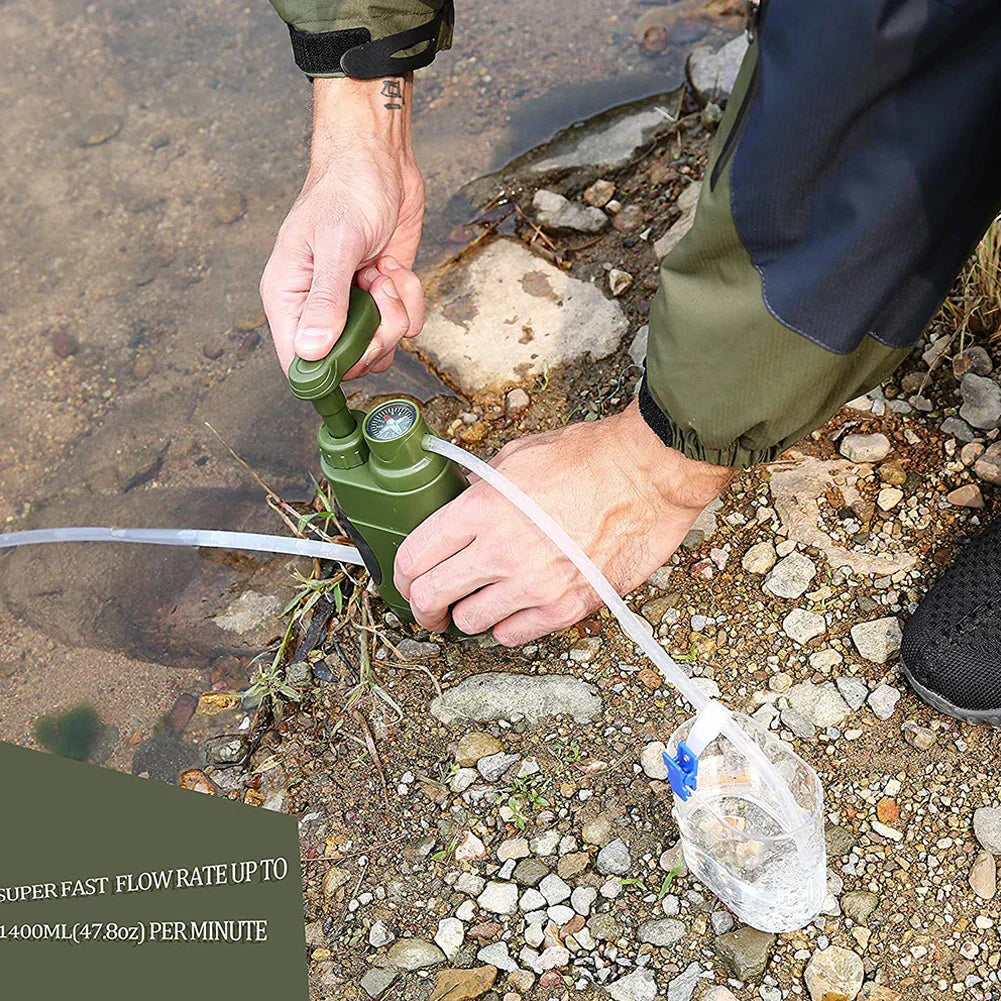 Outdoor Water Filter with 99.99% Bacteria Removal – 5000L Capacity