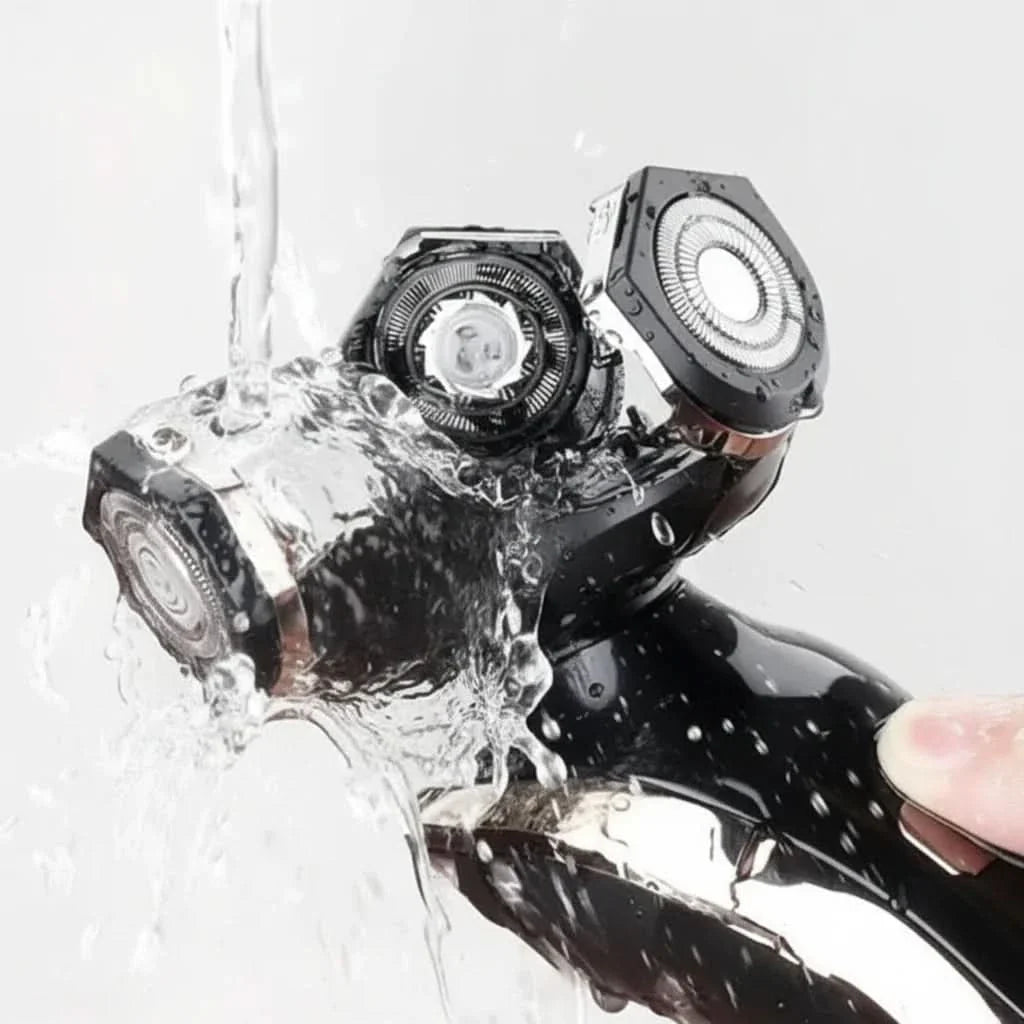 Electric Wet and Dry Shaver - Waterproof and Skin-Friendly Design