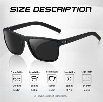 3-Piece Polarized Sunglasses Set – UV400 Protection and Comfort