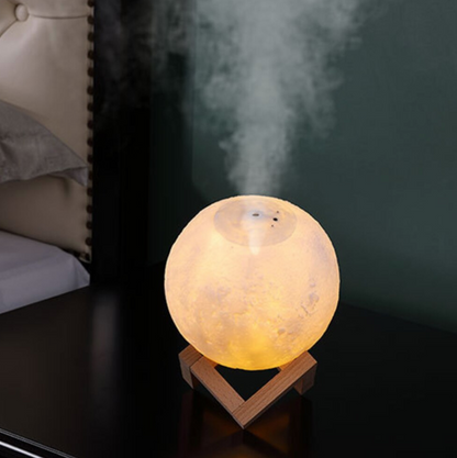 AromaGlow Humidifier Lamp | Dual Function Night Light & Diffuser