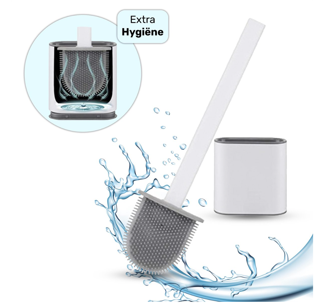 Suction Cup Toilet Brush – Easy Cleaning with Hygienic Silicone Design