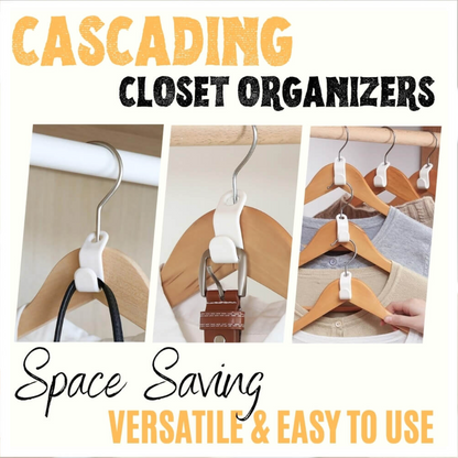 Space-Saving Hanger Clips for Ultimate Closet Organization