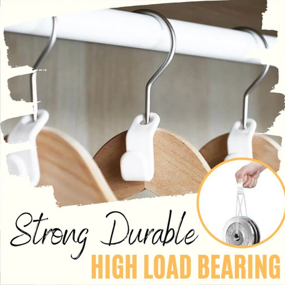 Space-Saving Hanger Clips for Ultimate Closet Organization