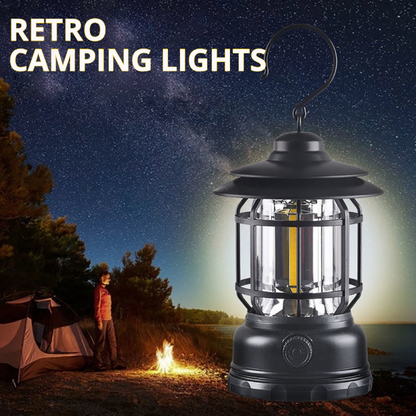 Vintage-Inspired Portable Lantern for Every Adventure