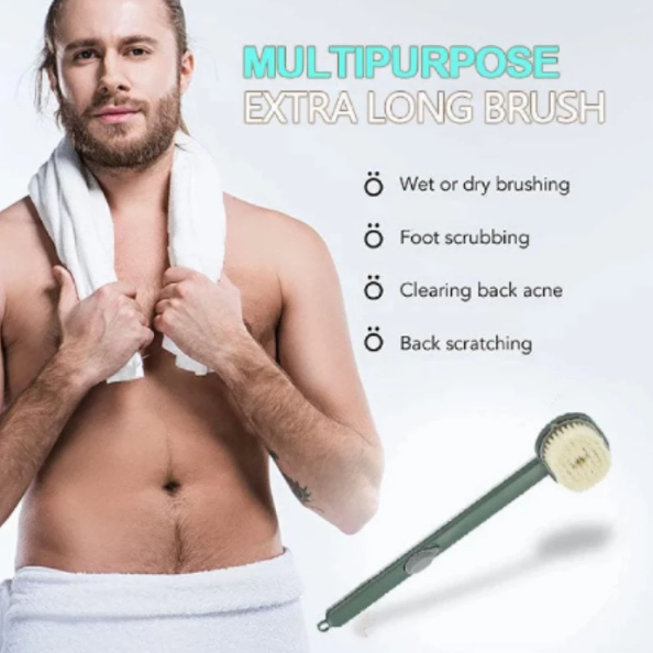 Extended Reach Bath Scrubbing Brush for Ultimate Relaxation