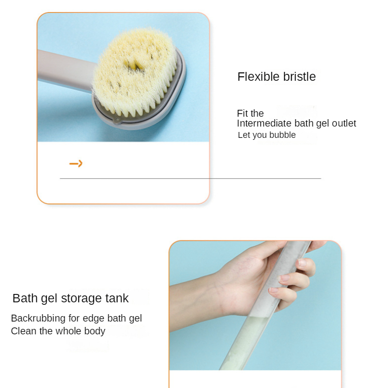 Extended Reach Bath Scrubbing Brush for Ultimate Relaxation