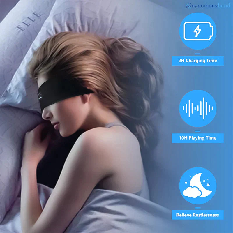 SereneSleeve Bluetooth Headband | Ultra-Slim Speakers | Sleep Comfort