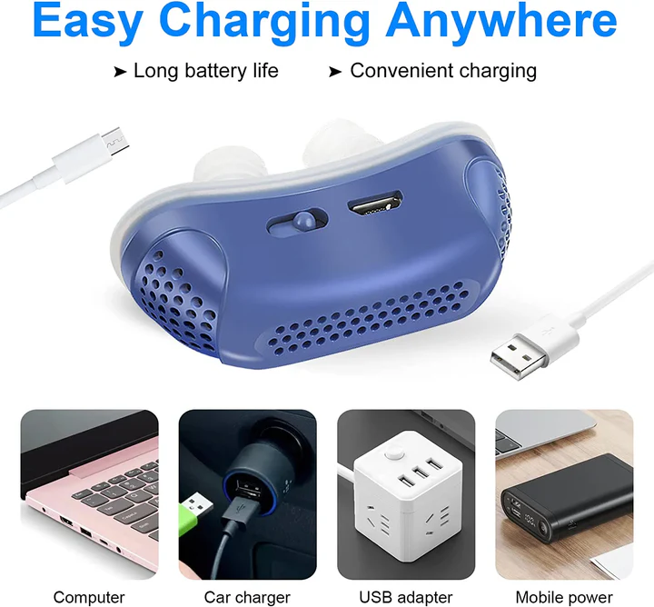 Portable Sleep Aid Device | USB Rechargeable & Mask-Free Comfort