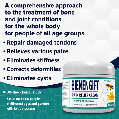 Natural Relief Cream | Harness the Power of Bee Venom for Joint Care