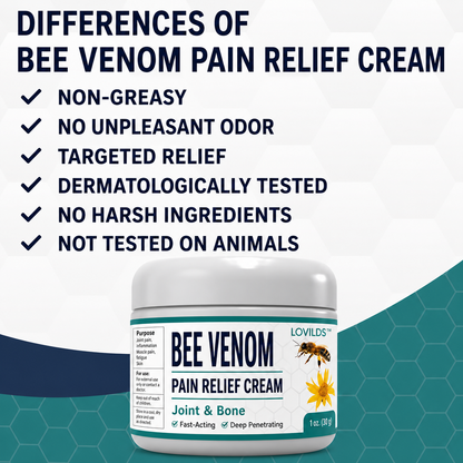 Natural Relief Cream | Harness the Power of Bee Venom for Joint Care