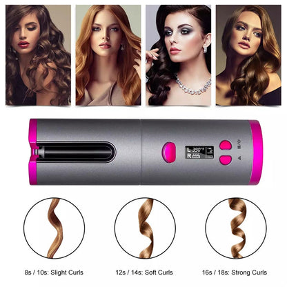 Revolutionary Cordless Curling Wand for Effortless Waves