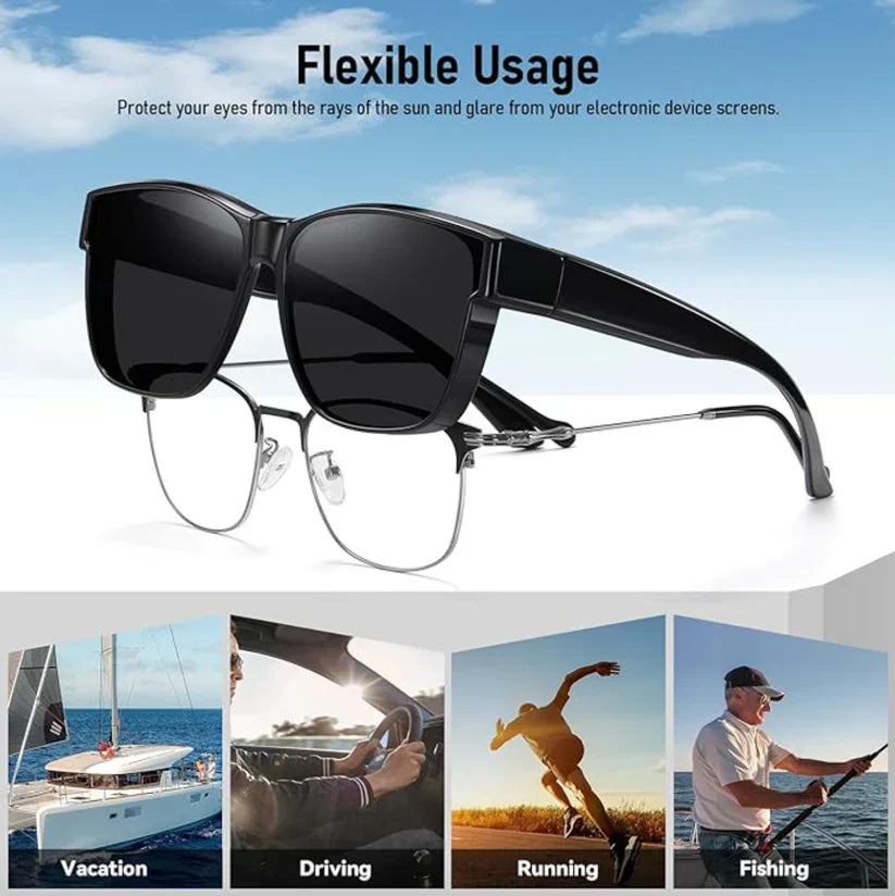 Stylish Over-Glasses Sun Protection