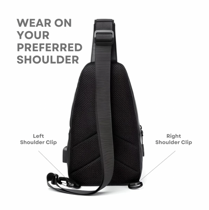 Waterproof Shoulder Bag with Theft Protection Design for Secure Style