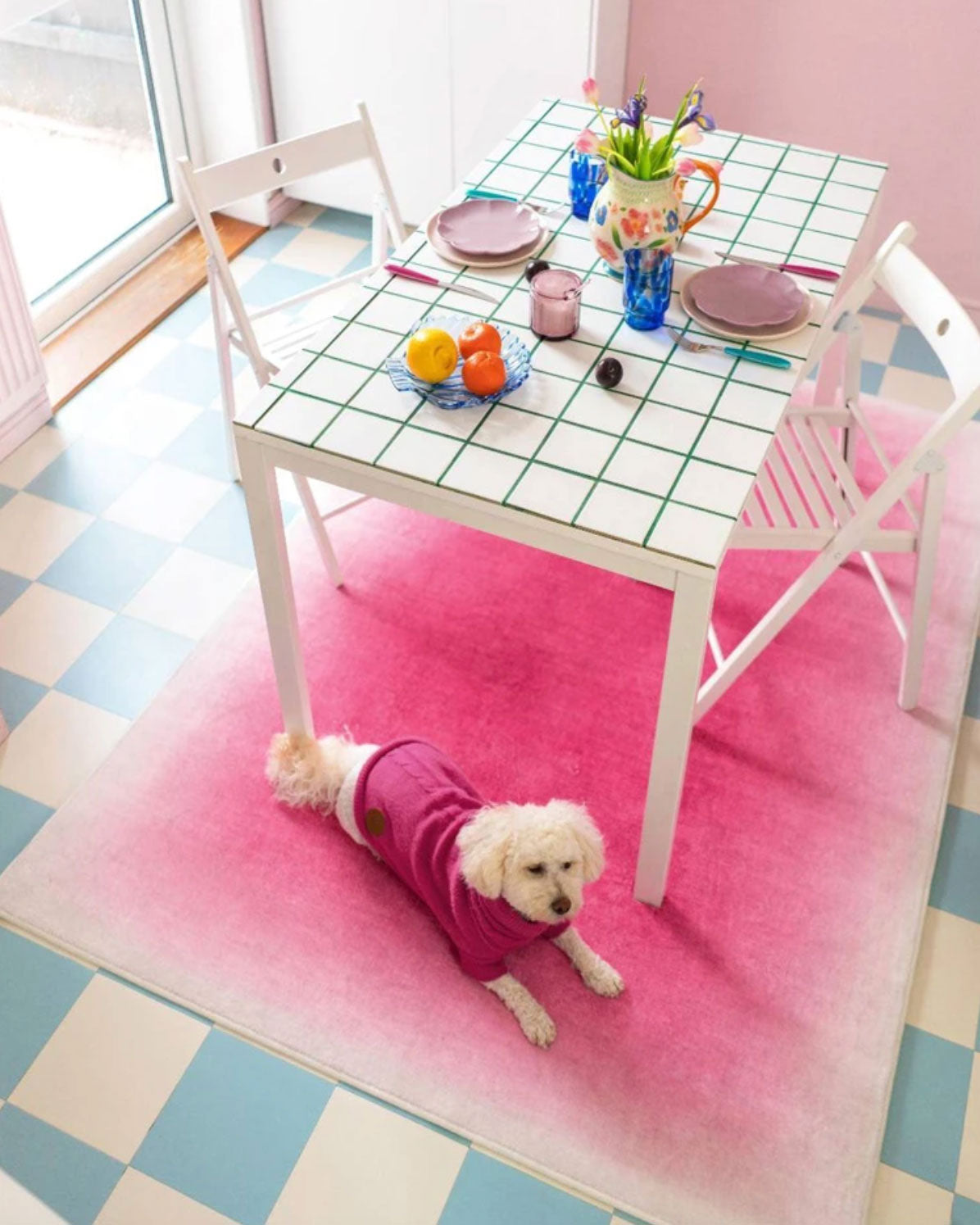 Blush Ombre Area Rug – Perfect for Any Room