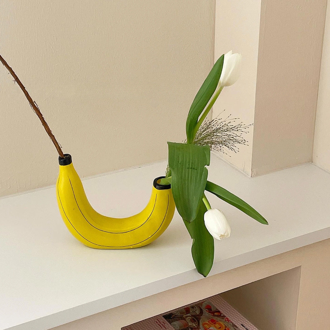 Vase in Banana Shape