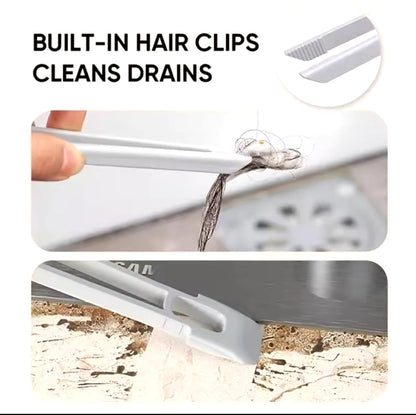 Versatile Rotating Brush for Deep Cleaning Gaps