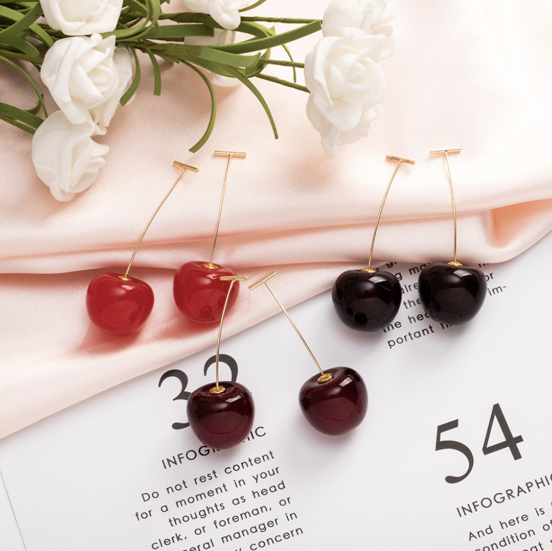 Cherry Delight Drop Earrings