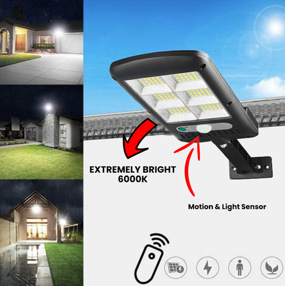 Motion Sensor Night Light with Solar Power