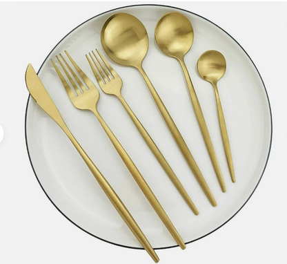 Elegant Simplicity Stainless Steel Cutlery Set