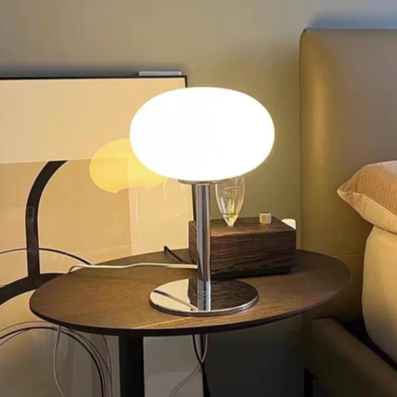 Beige LED Table Lamp for Ambient Lighting – Elegant Design