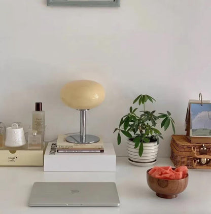 Beige LED Table Lamp for Ambient Lighting – Elegant Design