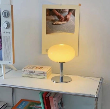 Beige LED Table Lamp for Ambient Lighting – Elegant Design
