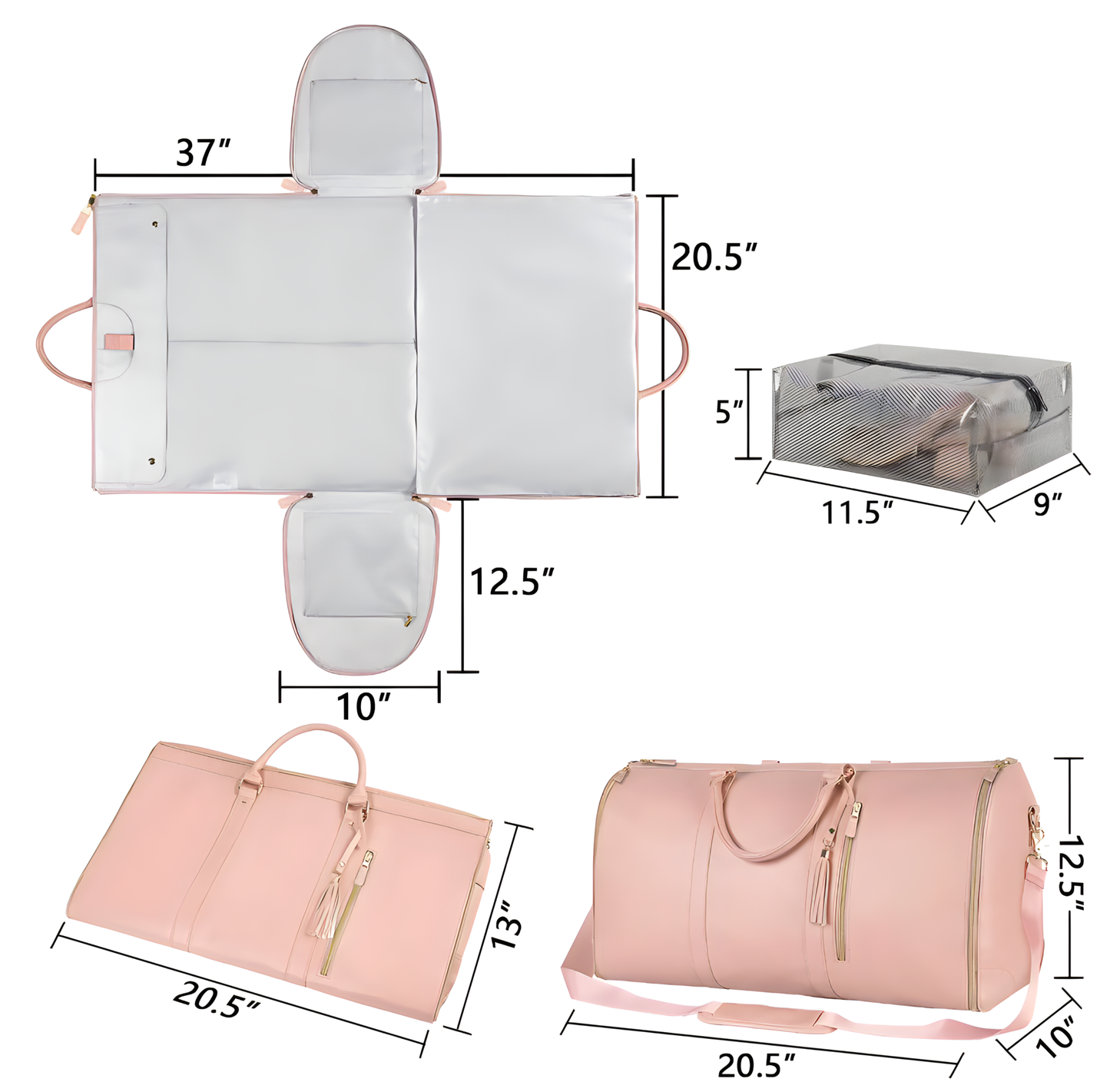 Foldable Suit Bag for Travel – Smart Packing Solution