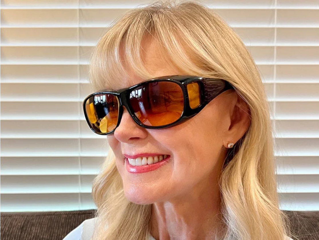 Night Vision Glasses with Glare Reduction Technology for Safe Night Driving