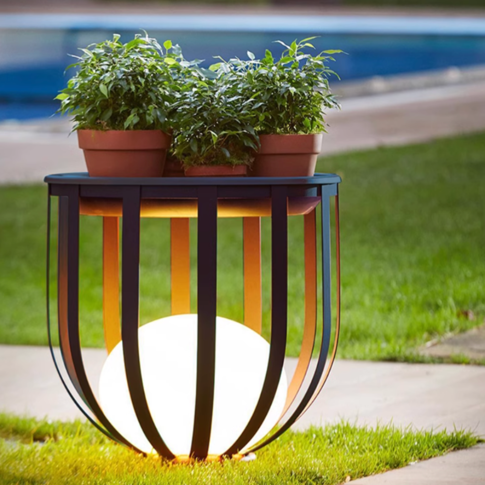 LED Garden Pathway Light – Solar-Powered Flower Stand