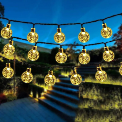 30ft Solar Fairy Lights for Garden and Patio Decoration