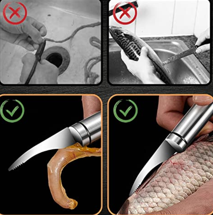 Ultimate 5-in-1 Seafood Preparation Knife