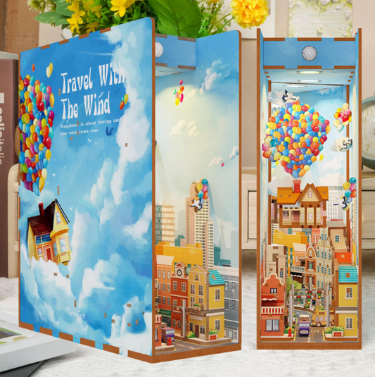 Enchanting 3D Wooden Book Nook Craft Set