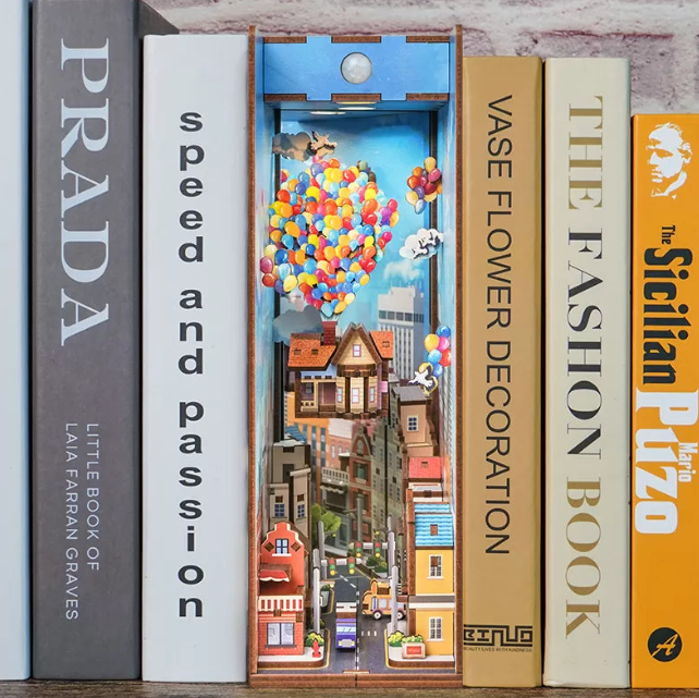 Enchanting 3D Wooden Book Nook Craft Set