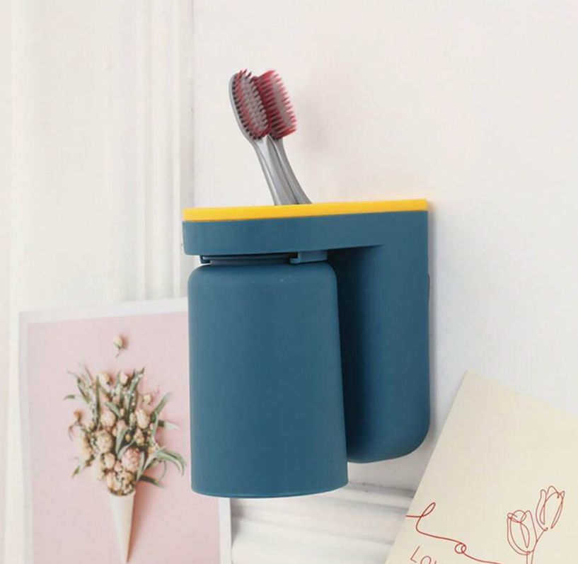 Wall-Mounted Toothbrush Organizer | Clarity Holder