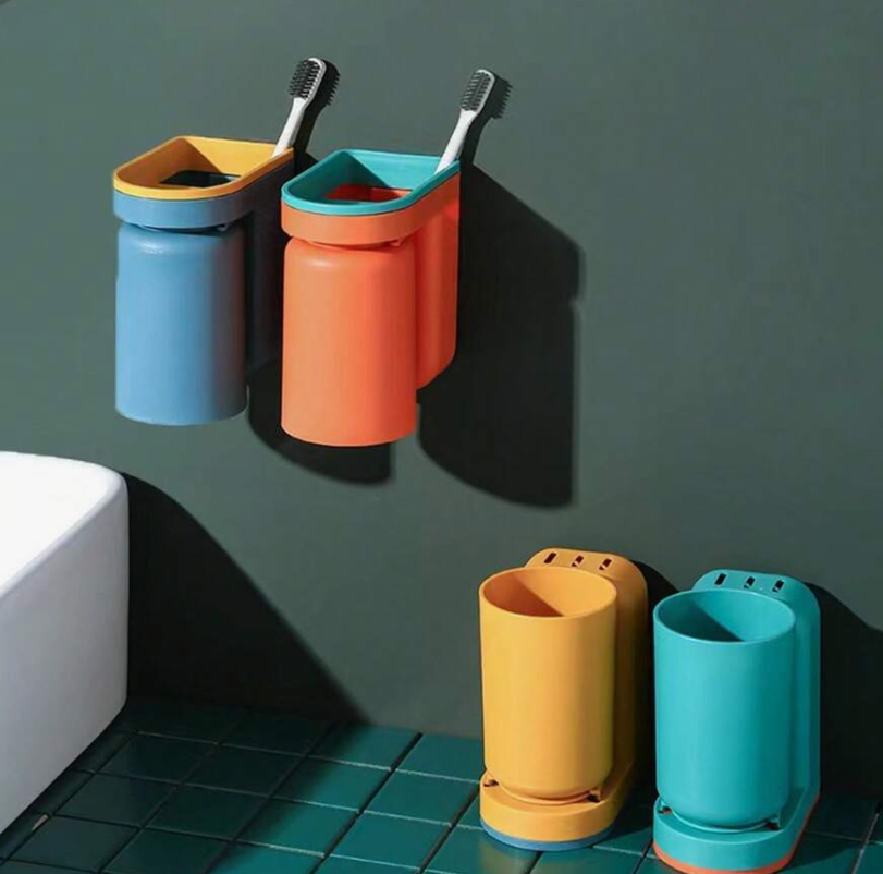 Wall-Mounted Toothbrush Organizer | Clarity Holder