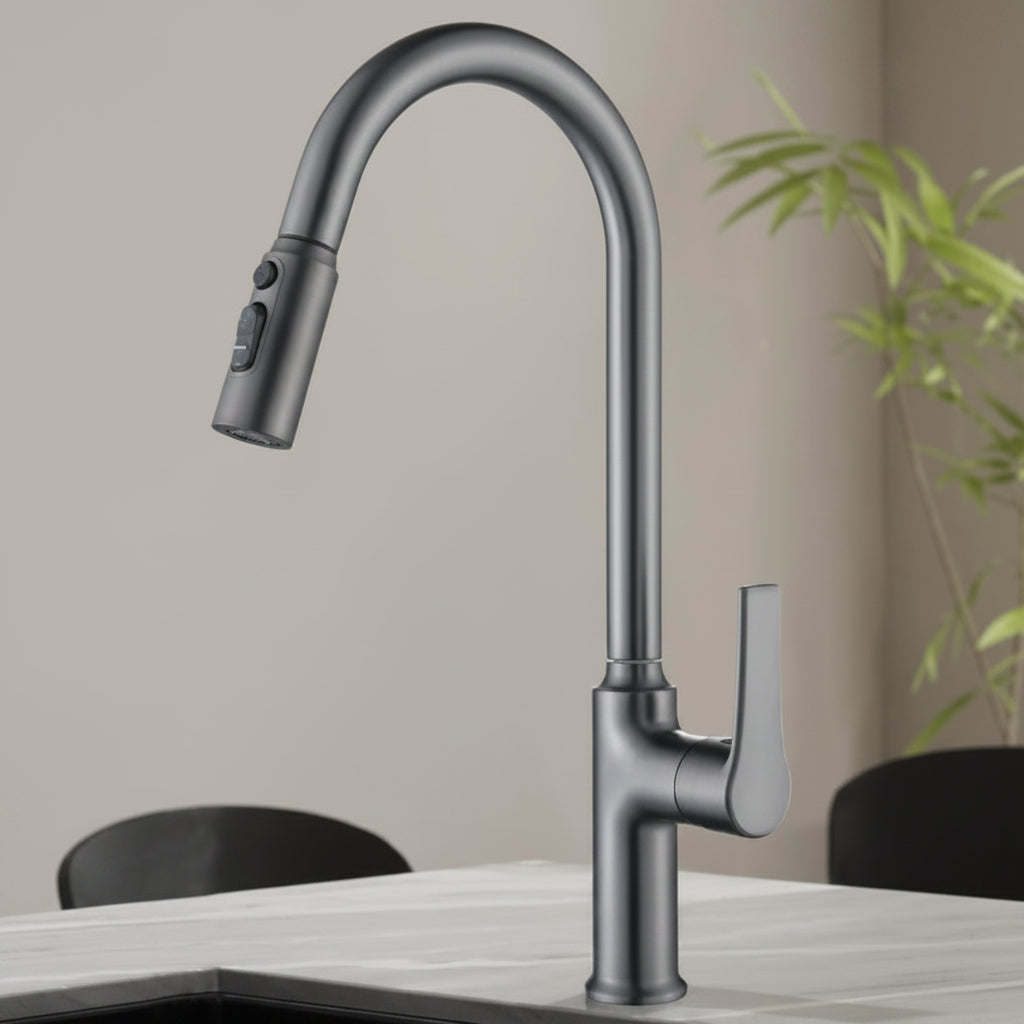 360° Swivel Kitchen Faucet – Sturdy Mixer Tap for Culinary Use