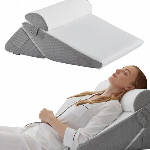 Elevated Comfort Pillow for Leg and Back Support Relaxation