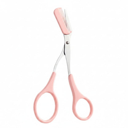 Mini Trimmer with Comb and Scissors for Eyebrow Grooming