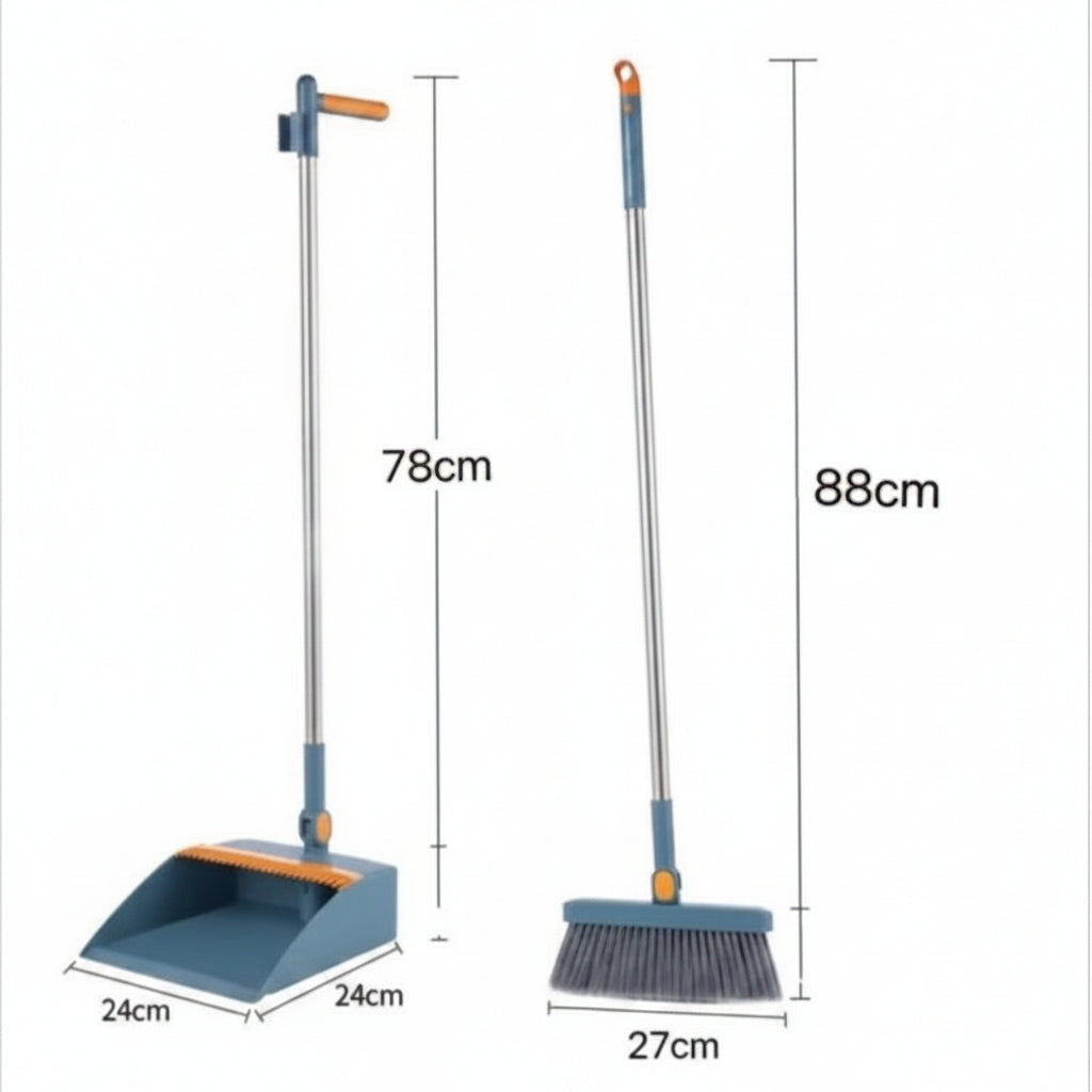 Long Handle Broom Set for Easy Sweeping