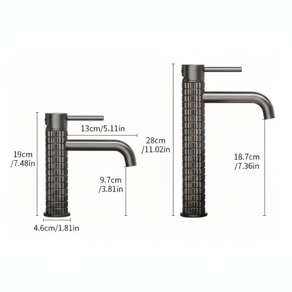 Brass Faucet for Hot and Cold Water – Basin Installation