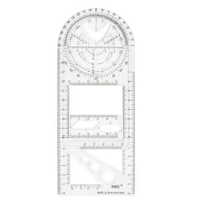 Buy One Get One Free | Multi-Function Drawing Ruler for Precision and Creativity