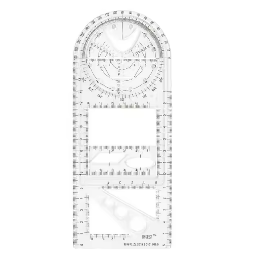 Buy One Get One Free | Multi-Function Drawing Ruler for Precision and Creativity