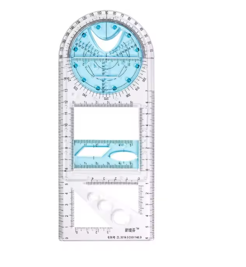 Buy One Get One Free | Multi-Function Drawing Ruler for Precision and Creativity