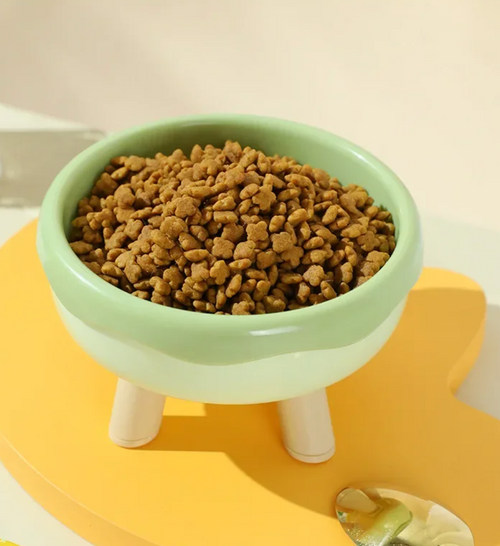 Pet Feeding Dish - Circular Animal Food Container