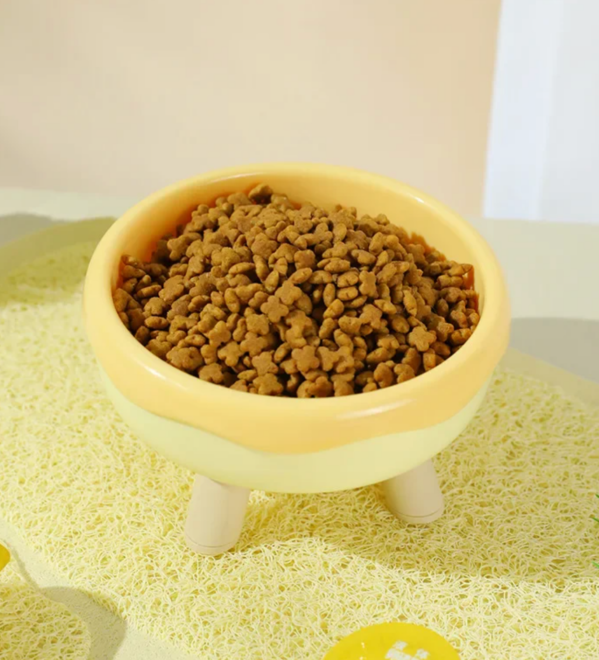 Pet Feeding Dish - Circular Animal Food Container