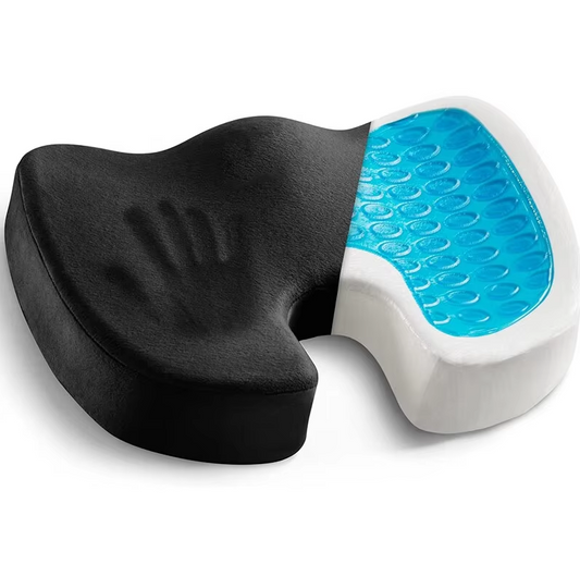 Ergonomic Seat Cushion for Back Support and Posture Correction - Pressure Relief